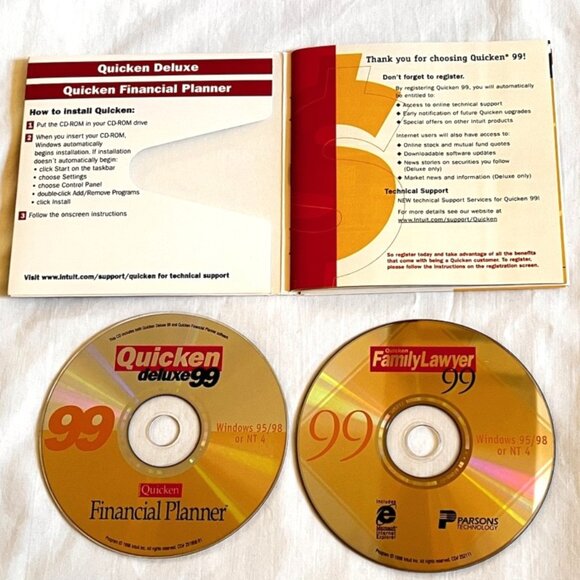 Quicken Suite 99 For Windows 95 / 98 / NT w/Family Lawyer & Financial Planner - Picture 4 of 7